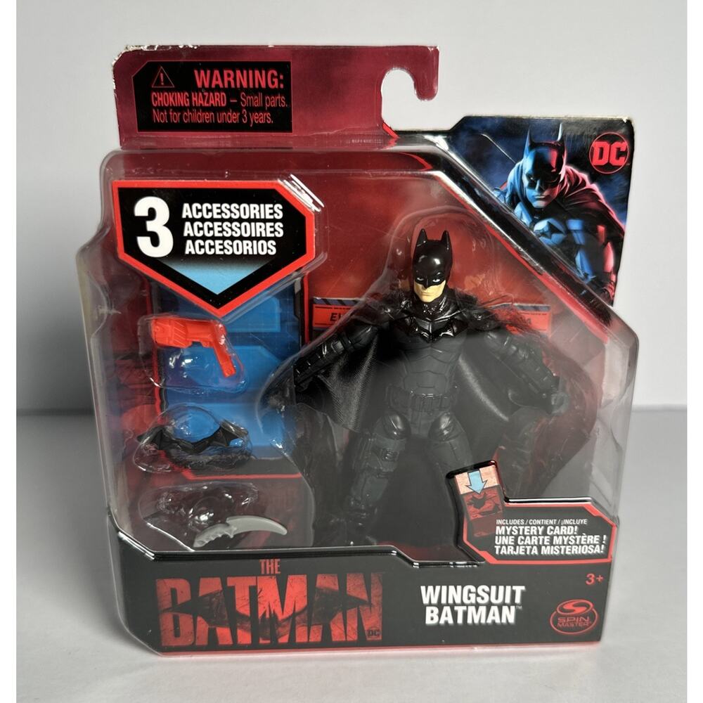 BATMAN Wingsuit 3 Accessories SpinMaster Mystery Card (Brand New)